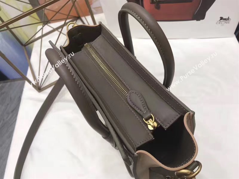 Celine nano tan Boston white bag 4569