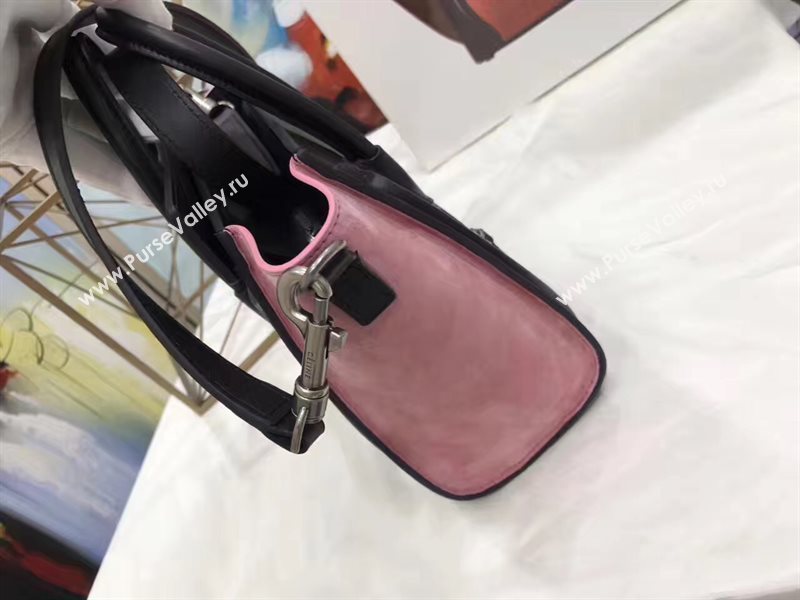 Celine nano tri black gray Boston pink bag 4571