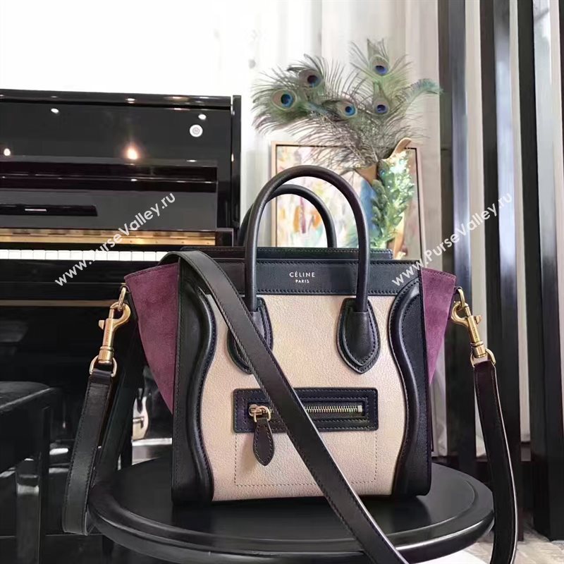 Celine nano black Boston cream bag 4572