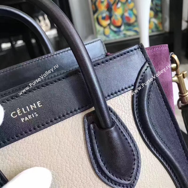 Celine nano black Boston cream bag 4572