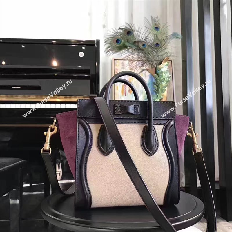 Celine nano black Boston cream bag 4572