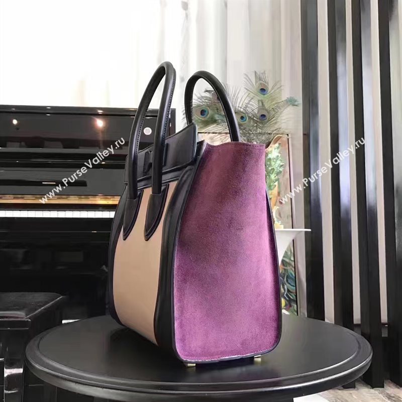 Celine medium tri black Boston cream bag 4573