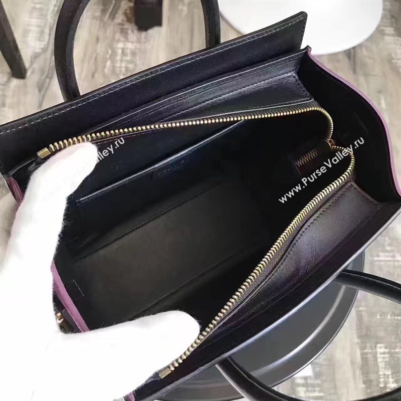 Celine medium tri black Boston cream bag 4573