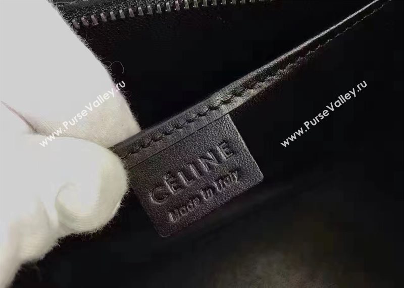 Celine nano tri black Boston cream bag 4574