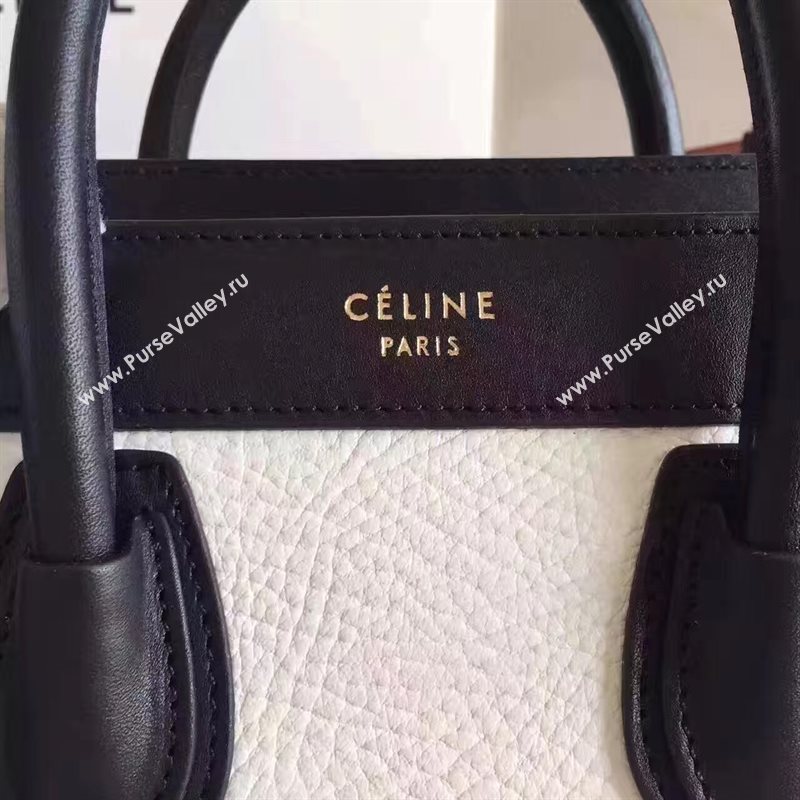 Celine nano tri black Boston cream bag 4575