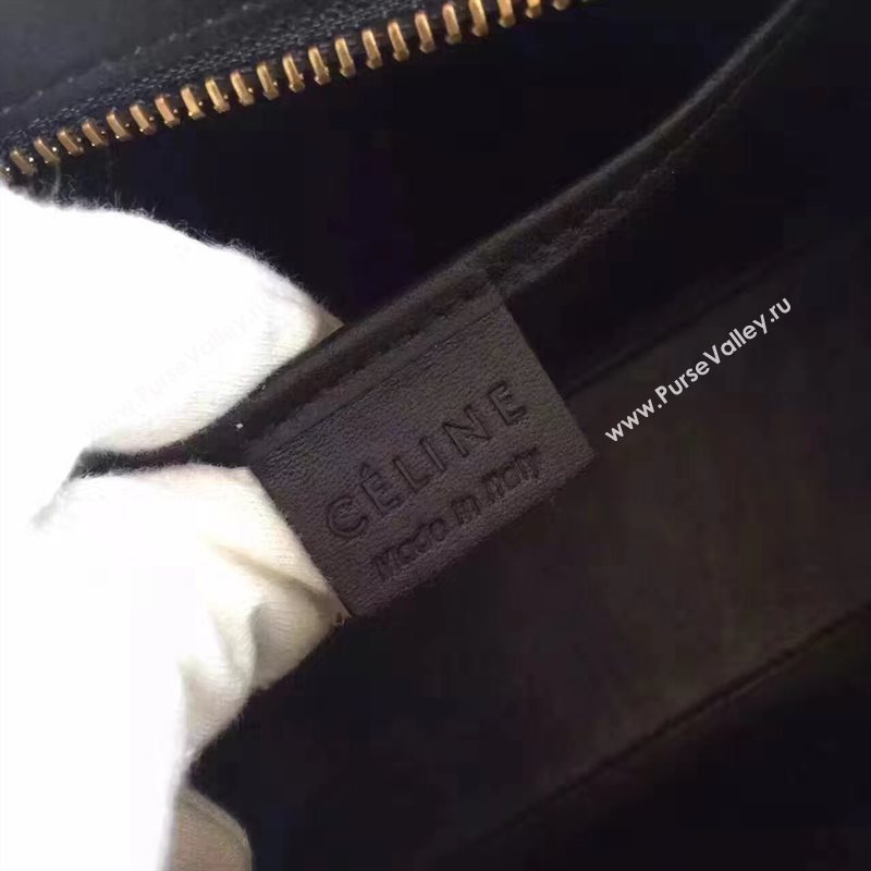 Celine nano tri black Boston cream bag 4575