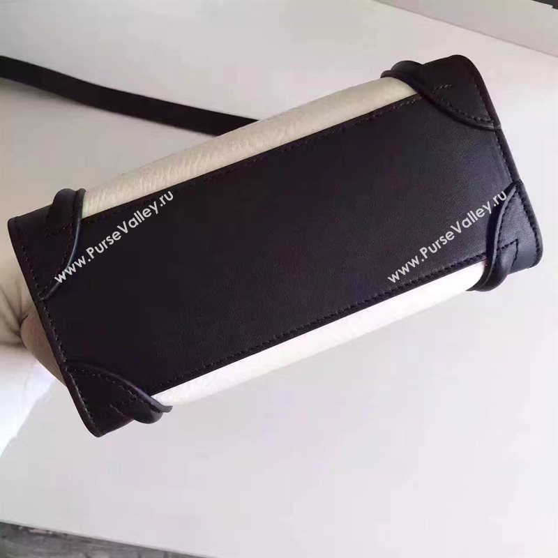 Celine nano tri black Boston cream bag 4575