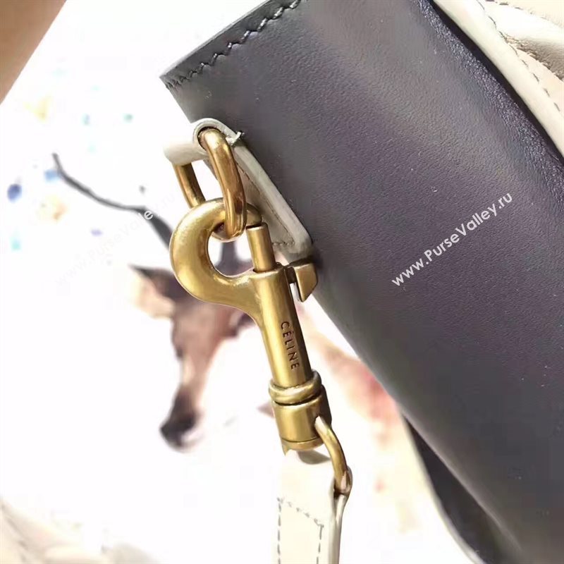 Celine nano black Boston gray bag 4576