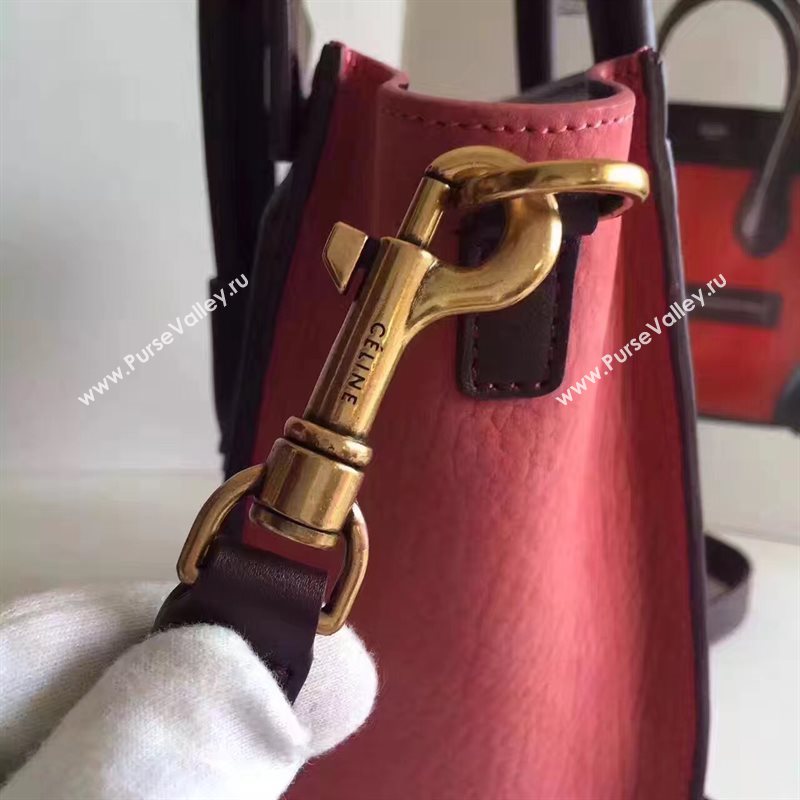 Celine nano black v Boston white bag 4577