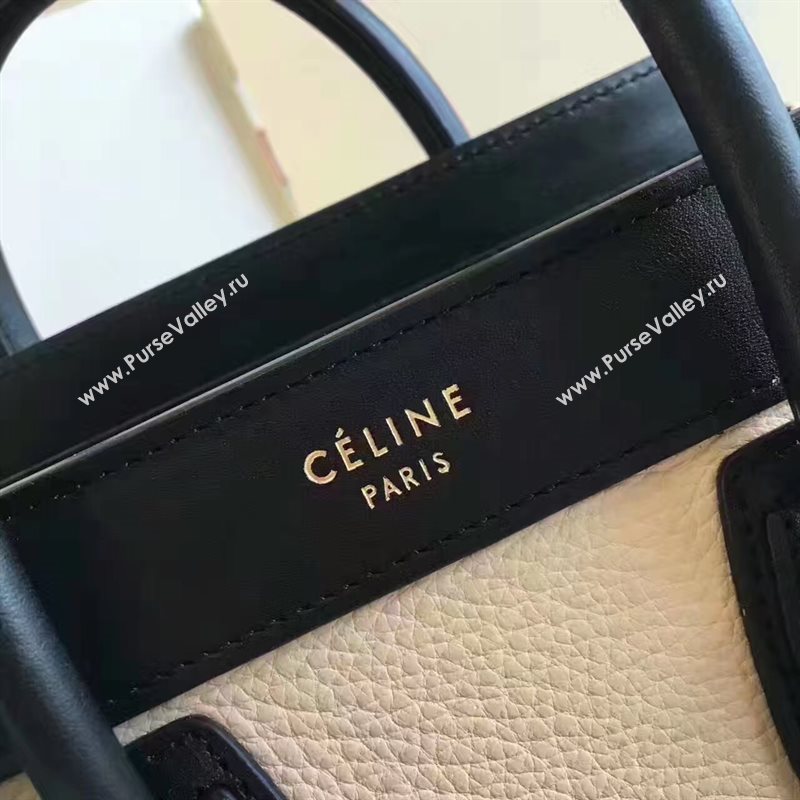 Celine nano black v Boston cream bag 4578