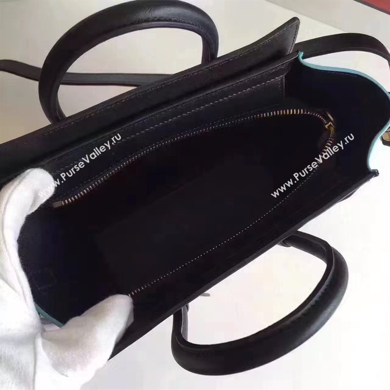 Celine nano black tan Boston red bag 4585