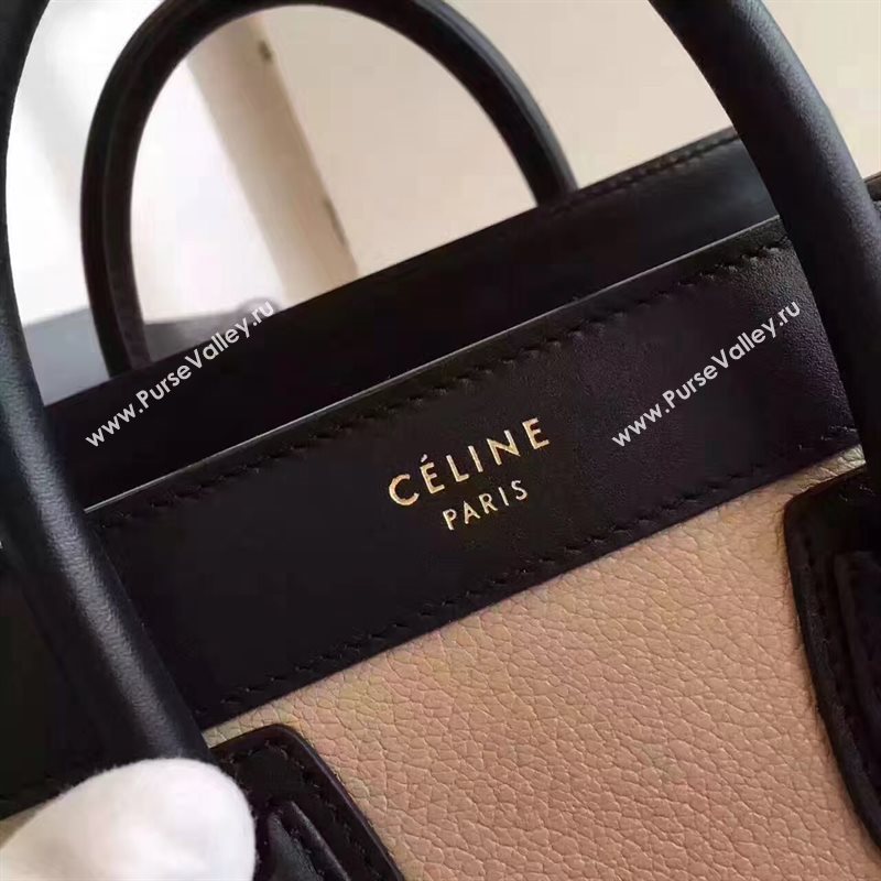 Celine nano black tan Boston red bag 4585