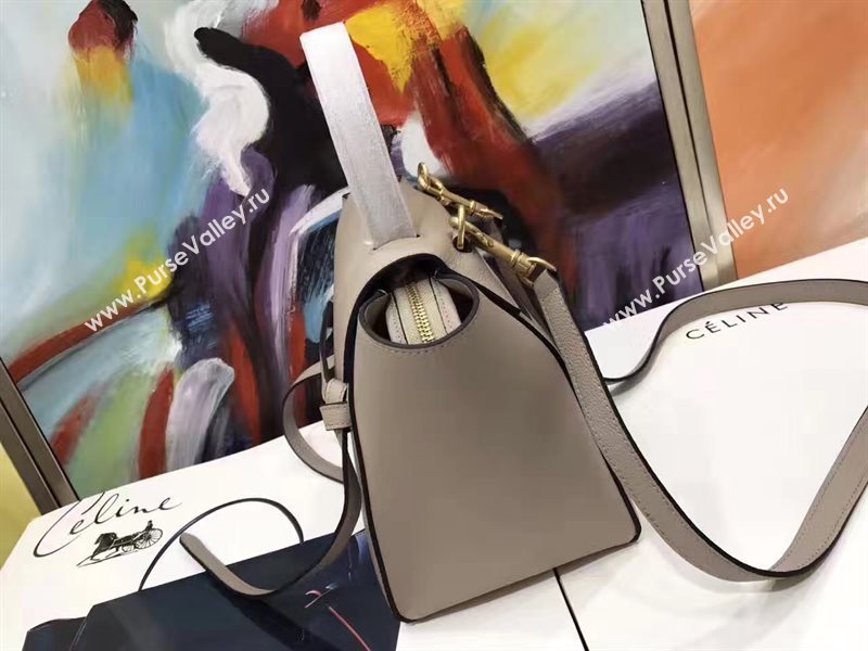 Celine small grain belt gray bag 4586