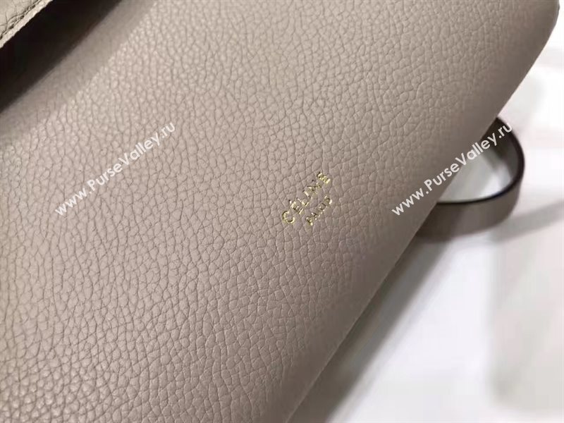 Celine small grain belt gray bag 4586