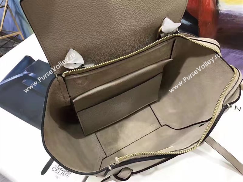 Celine small grain belt gray bag 4586