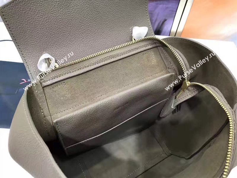 Celine small navy belt gray bag 4587