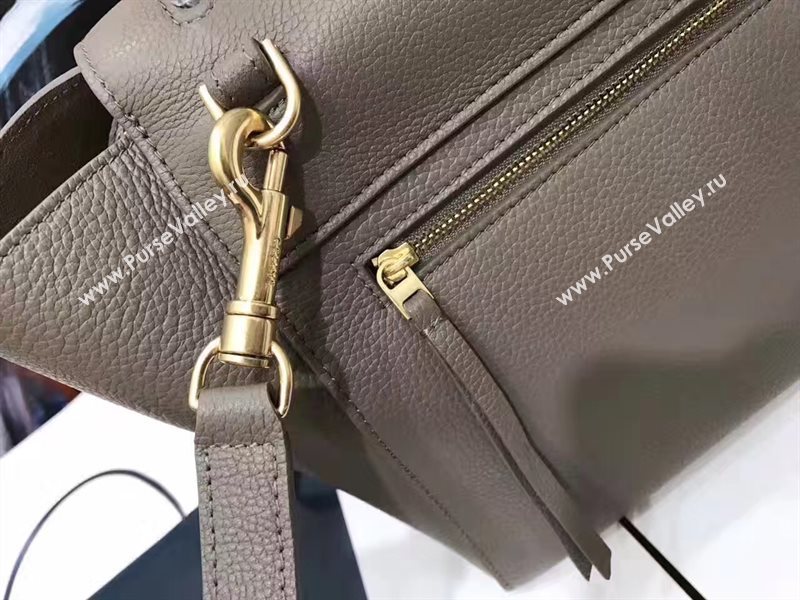 Celine small navy belt gray bag 4587