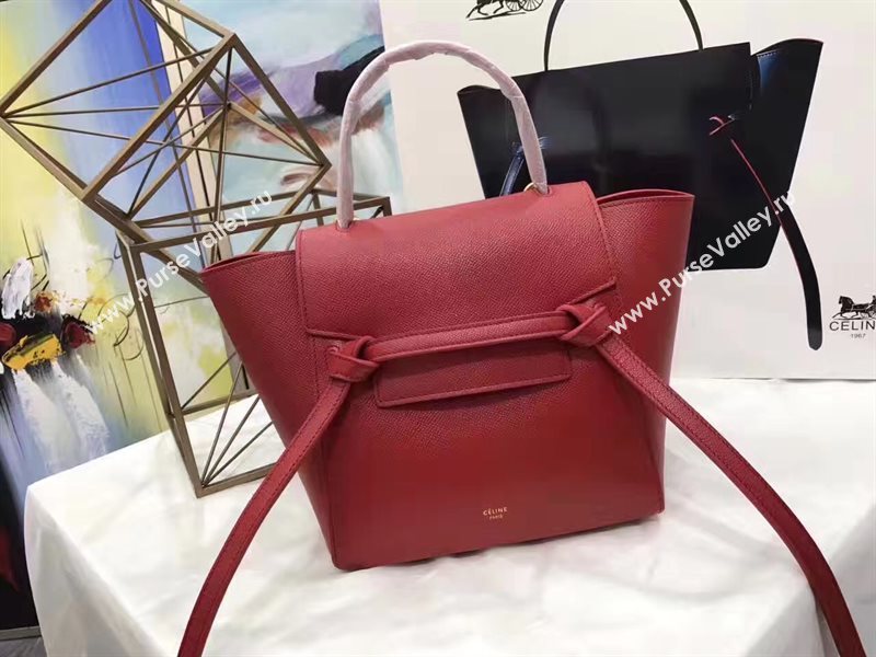 Celine small belt wine bag 4589
