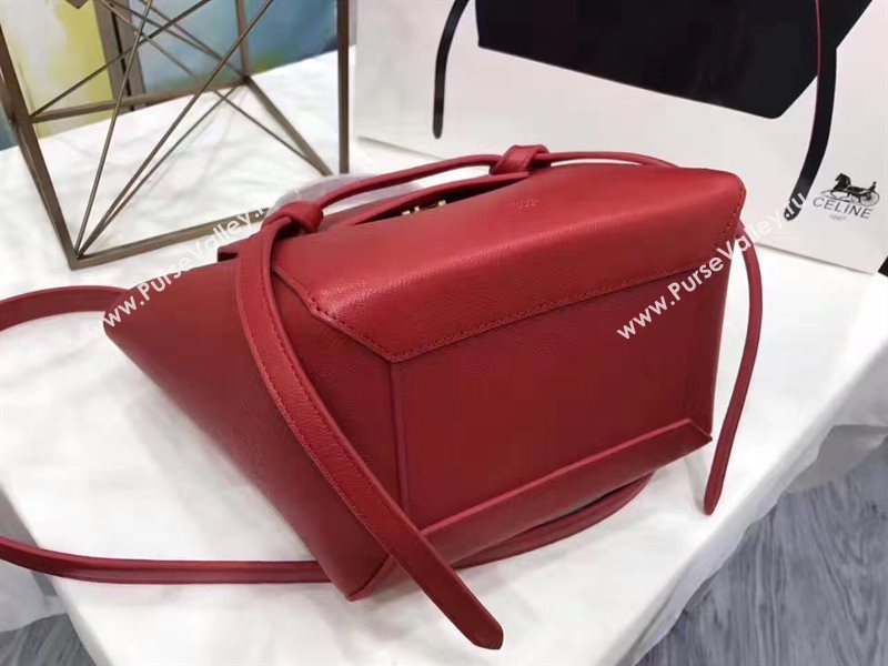 Celine small belt wine bag 4589