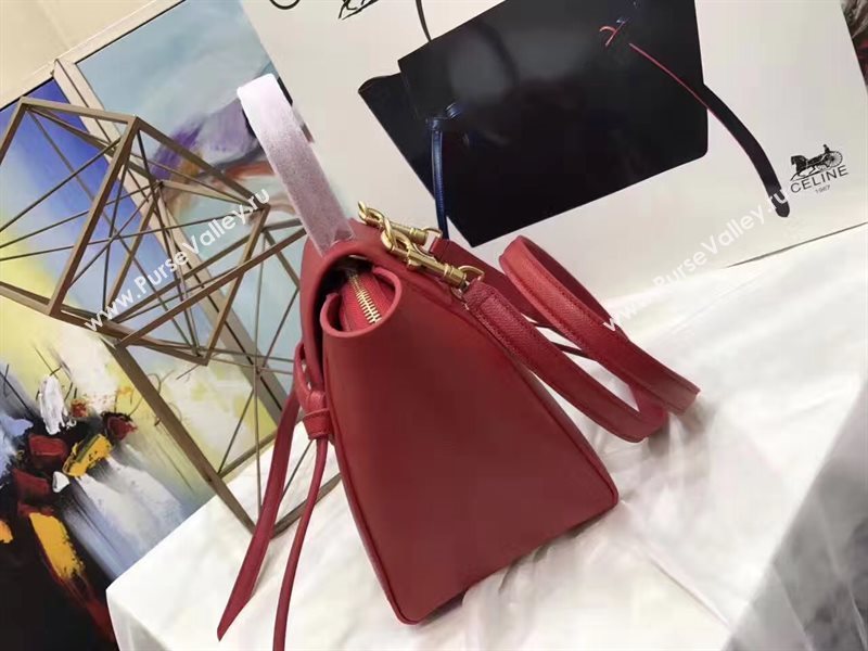 Celine small belt wine bag 4589