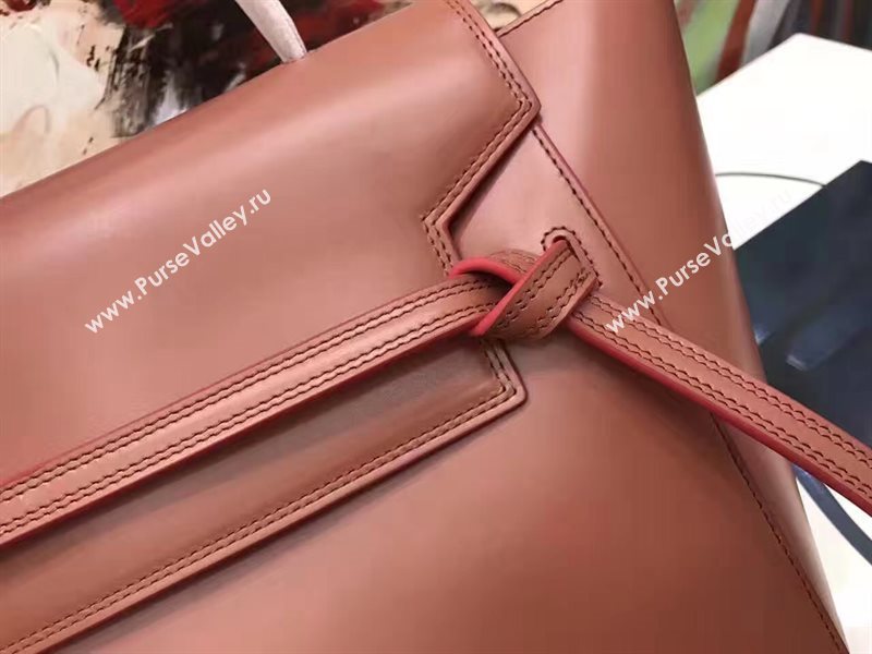 Celine medium belt wine bag 4591