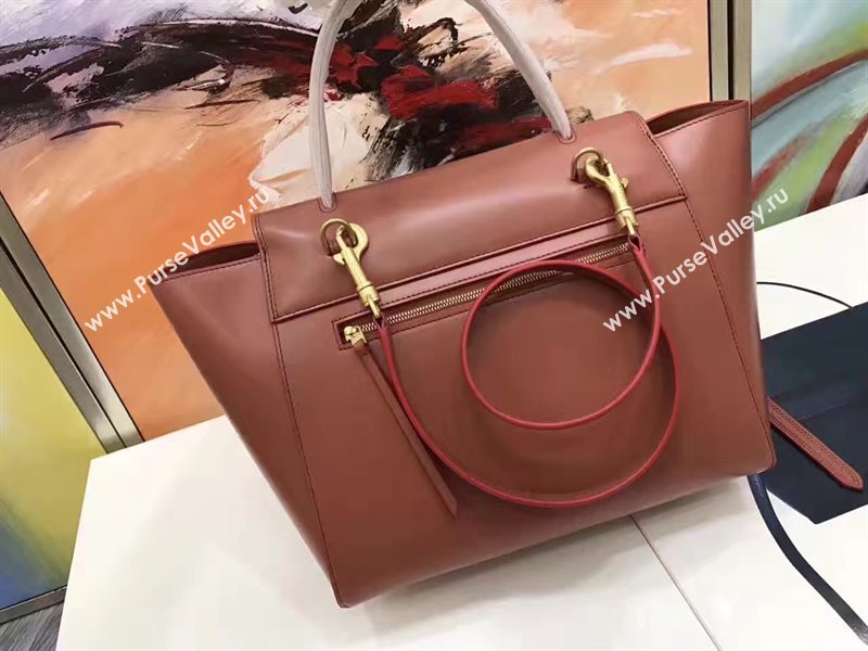 Celine medium belt wine bag 4591