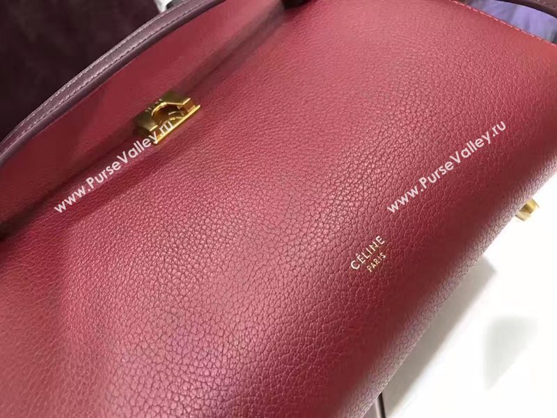 Celine medium wine belt coffee bag 4592