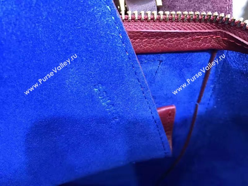 Celine medium wine belt coffee bag 4592