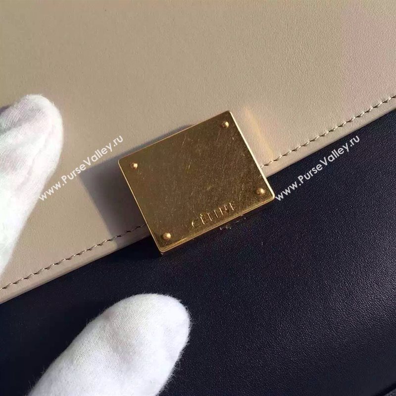 Celine tri-colors cream Trapeze tan bag 4500