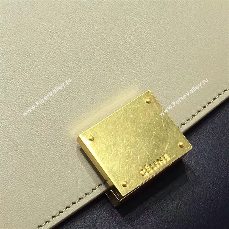 Celine tri-colors black v Trapeze red bag 4502