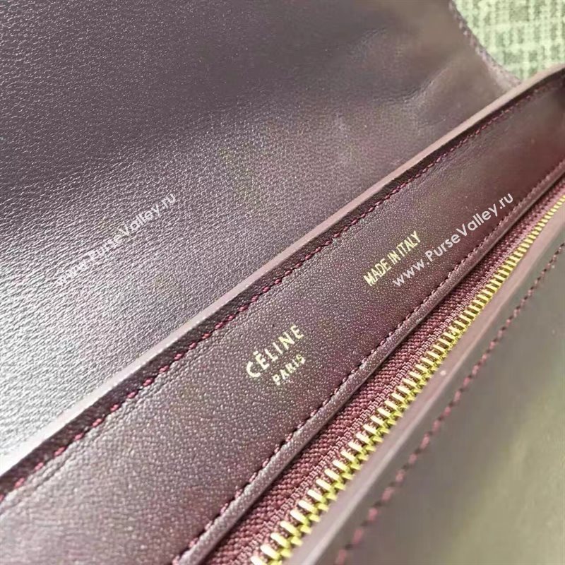 Celine tri-colors tan v light Trapeze gray bag 4505