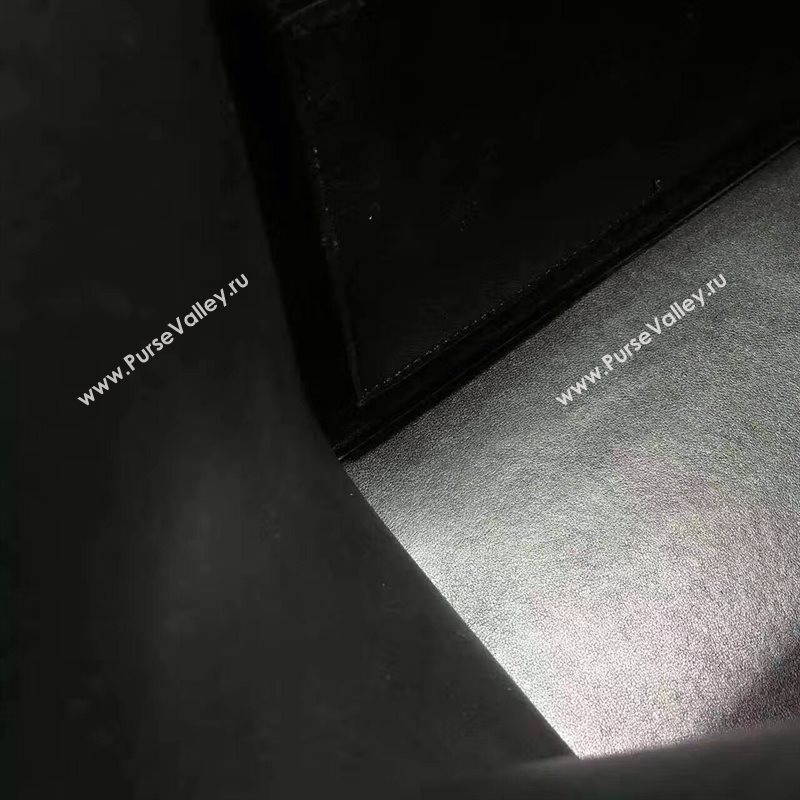 Celine tri-colors black gray Trapeze suede bag 4507