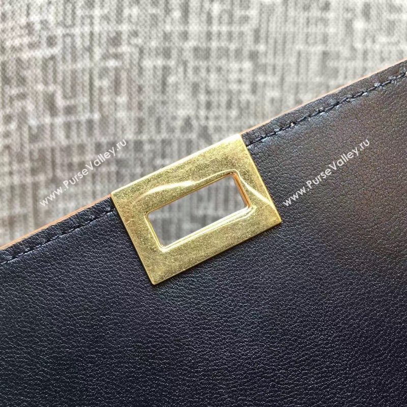 Celine tri-colors tan Trapeze white bag 4515