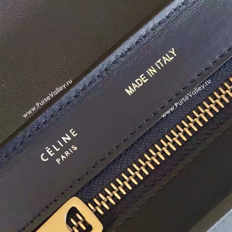 Celine tri-colors coffee v Trapeze sky bag 4516