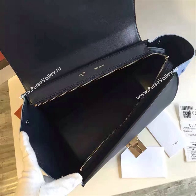 Celine tri-colors coffee v Trapeze sky bag 4516