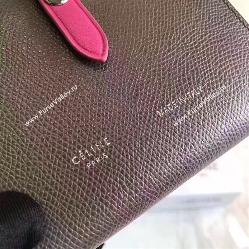 Celine black v rose wallet red bag 4520