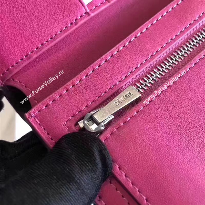 Celine black v rose wallet red bag 4520