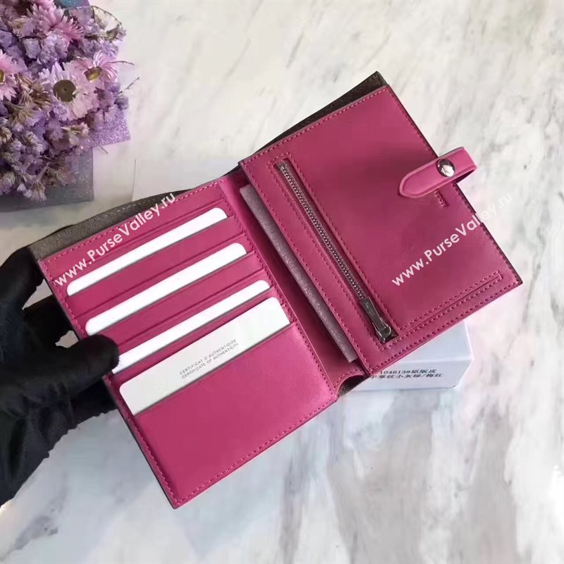 Celine black v rose wallet red bag 4520