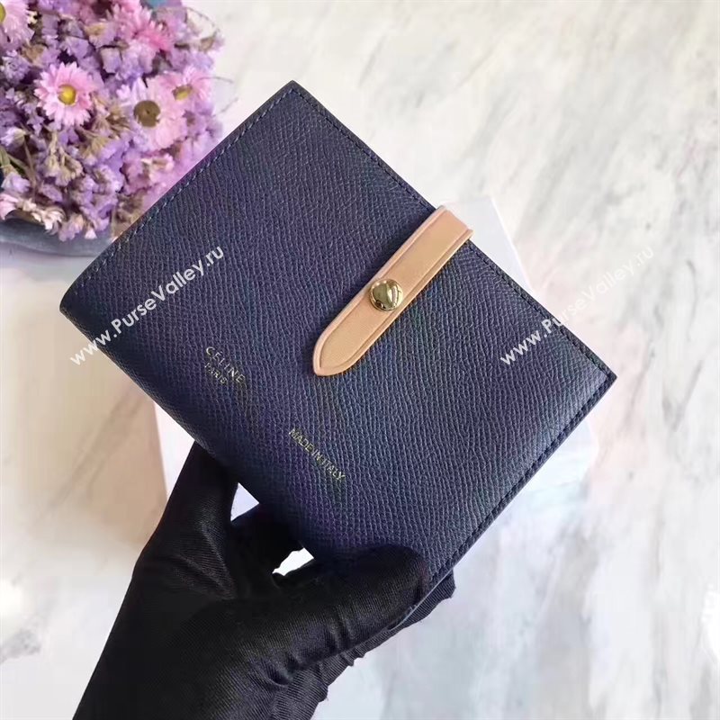 Celine black v wallet tan bag 4522