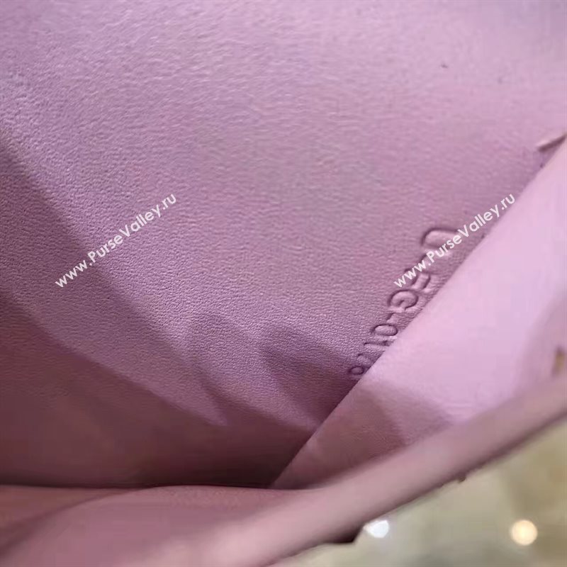 Celine wine v wallet pink bag 4525