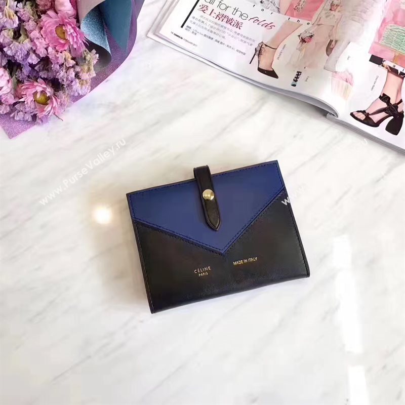 Celine black wallet navy bag 4529