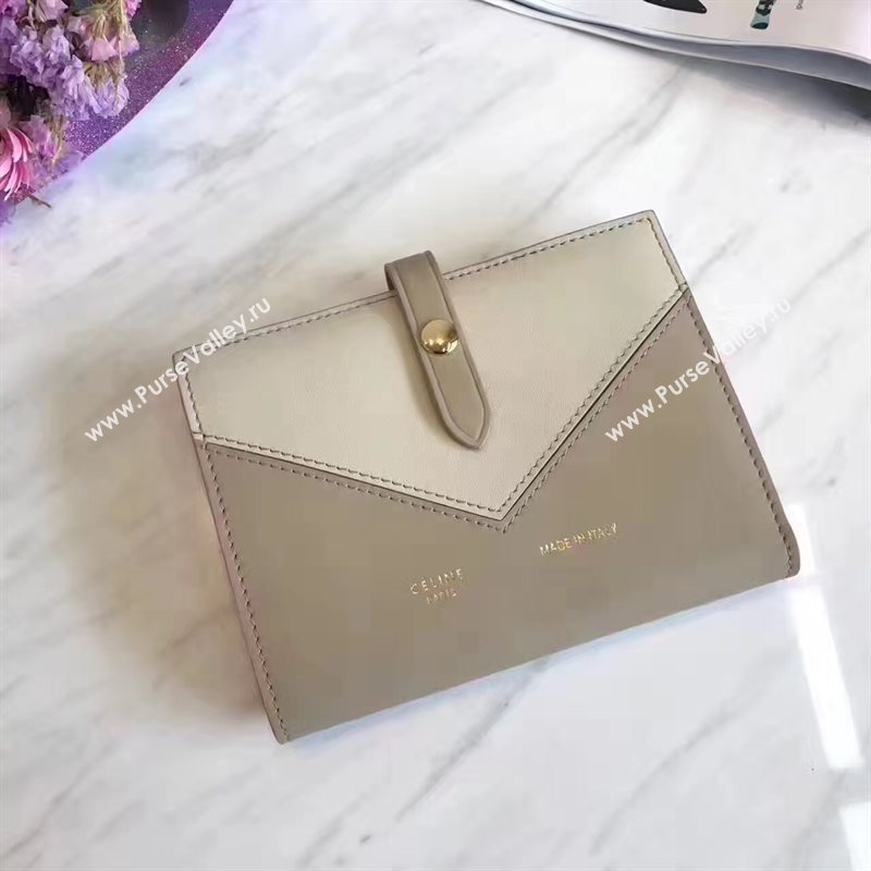 Celine gray wallet cream bag 4530