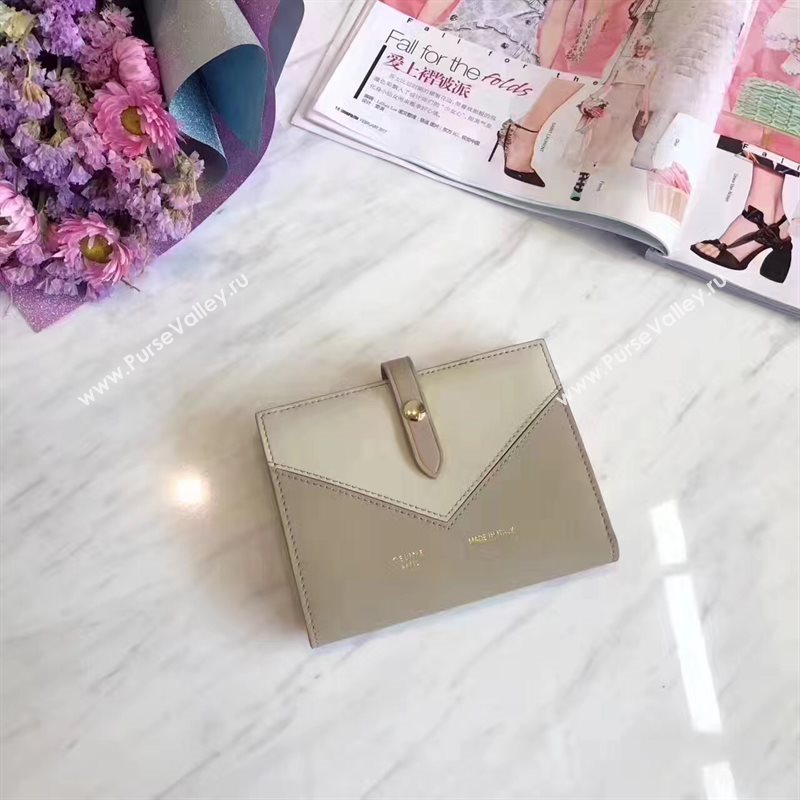 Celine gray wallet cream bag 4530