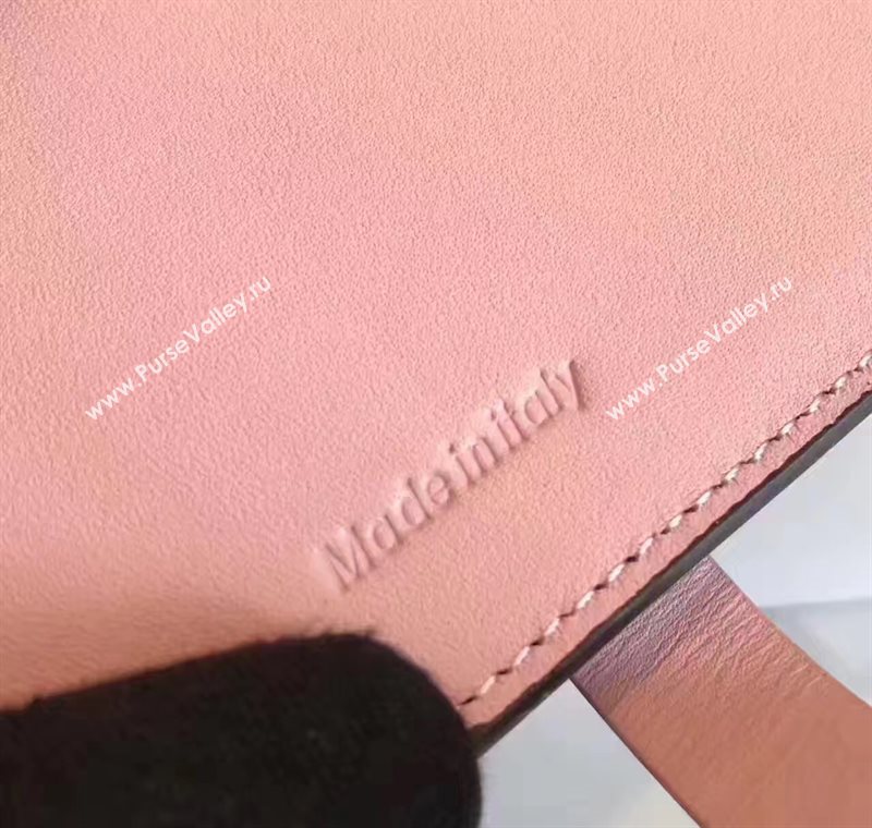 Celine black v wallet pink bag 4531