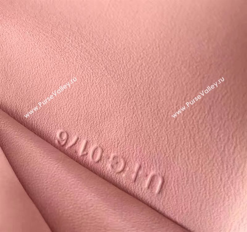 Celine black v wallet pink bag 4531