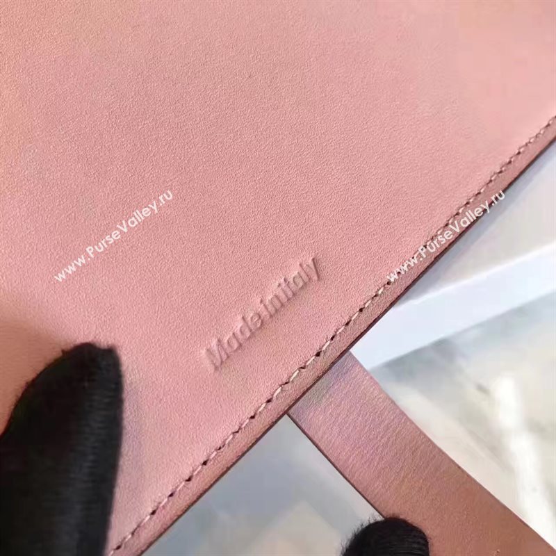 Celine large black v wallet pink bag 4532