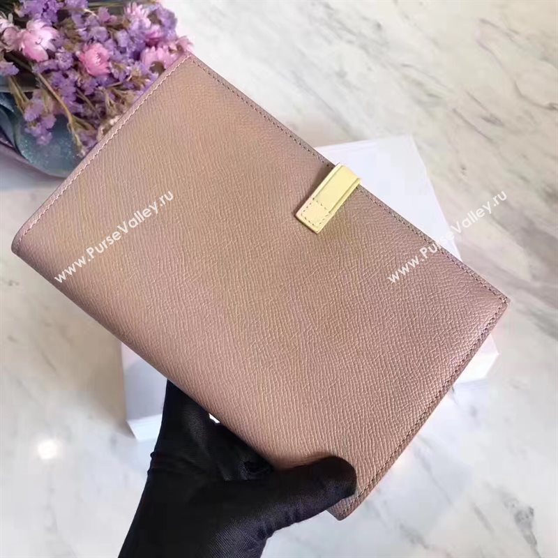 Celine large tan v wallet yellow bag 4534
