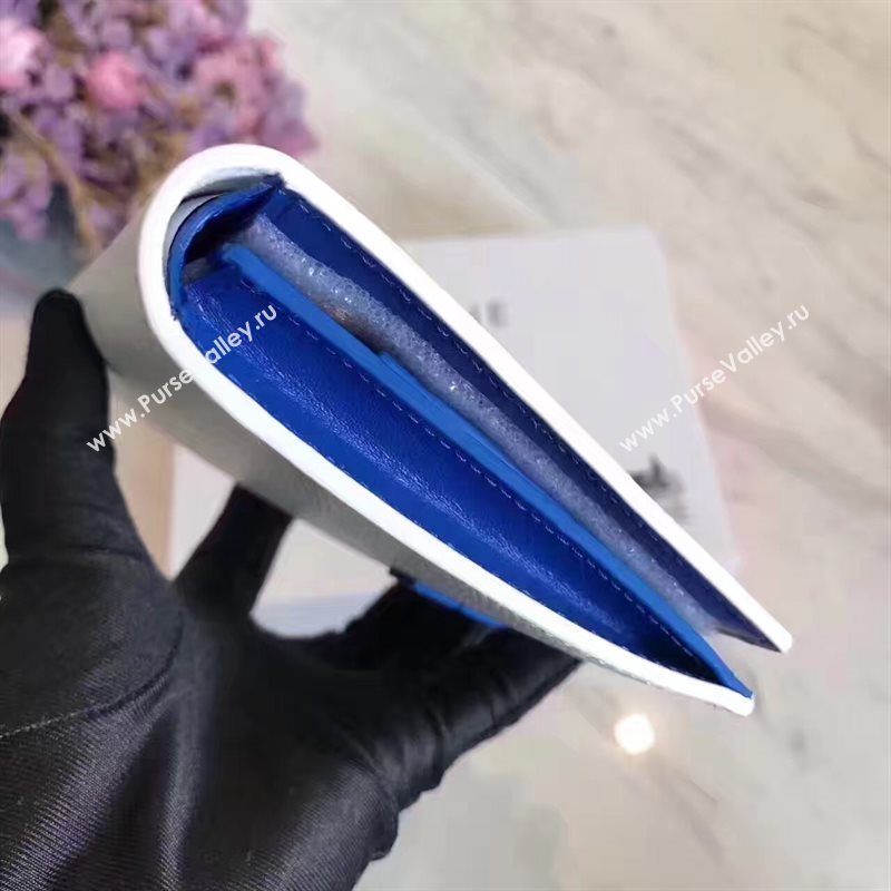 Celine white wallet navy bag 4535