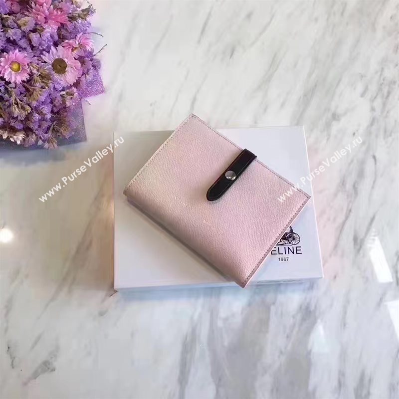 Celine pink v wallet black bag 4537