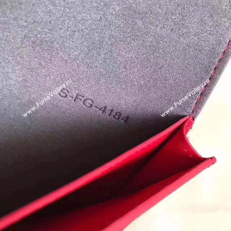 Celine large gray v wallet red bag 4538